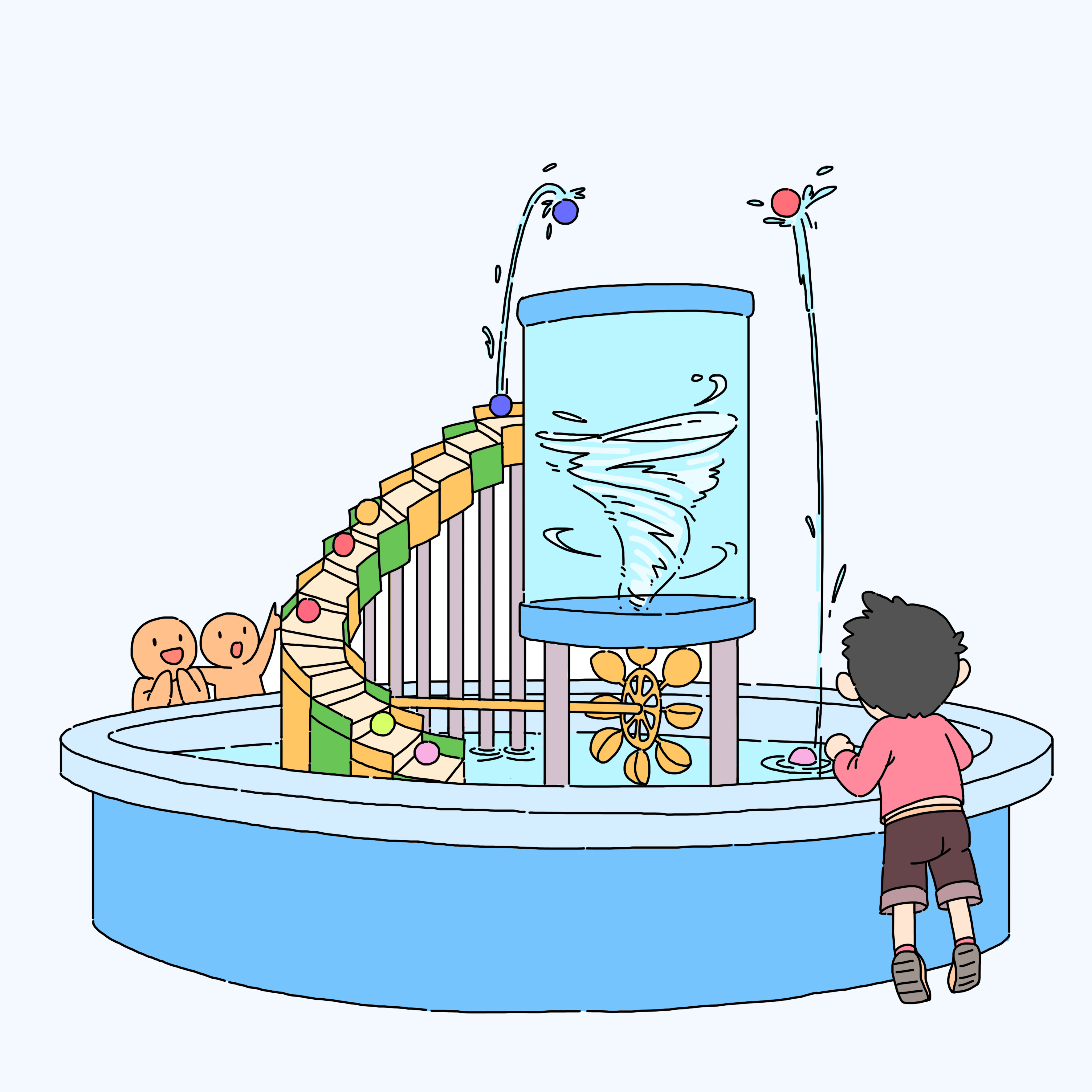 水枪驱球
